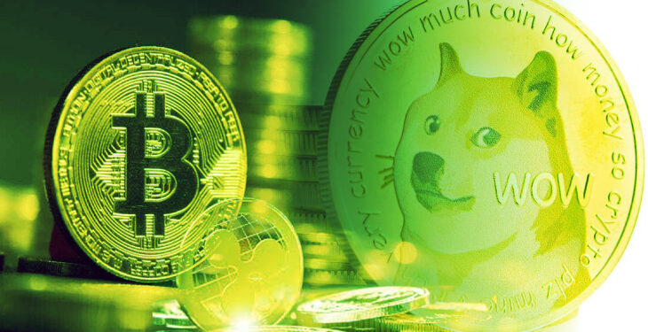 Bitcoin Hovers Around $35,000 as Dogecoin, XRP Prices Jump 10%