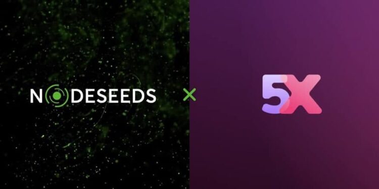 Nodeseeds reveals investment in margin trading DEX 5x.Finance