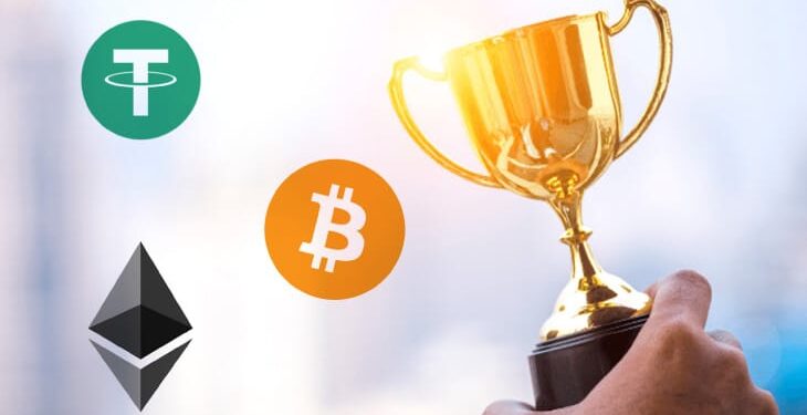 Top 3 Highest Volume Gainers -Cryptocurrencies in the Past 24 hours