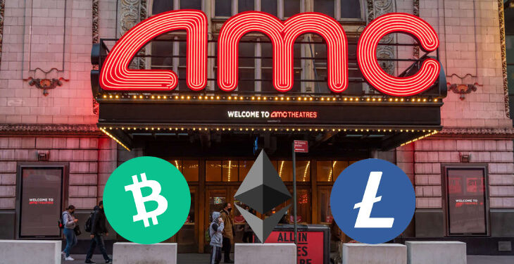 AMC Starts Accepting BTC and Altcoins ETH, LTC, BCH for Payment