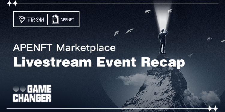 APENFT Marketplace launch livestream with TRON Founder H.E. Justin Sun