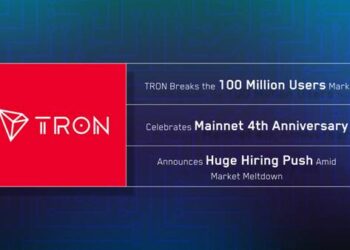TRON Breaks the 100 Million Users Mark, Celebrates Mainnet 4TH Anniversary, and Announces Huge Hiring Push Amid Market Meltdown