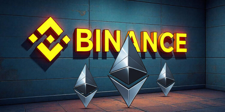 Binance Leads Ethereum Outflows with 7.8 Million ETH Withdrawn in Two Months