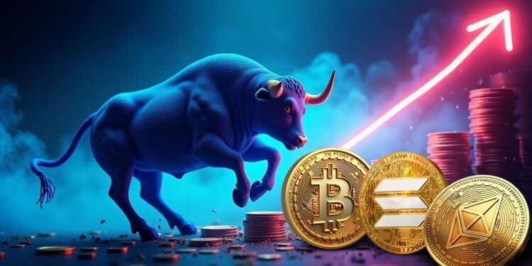 Crypto Bulls Return: Market Gains $220M as BTC, ETH, and SOL Rise